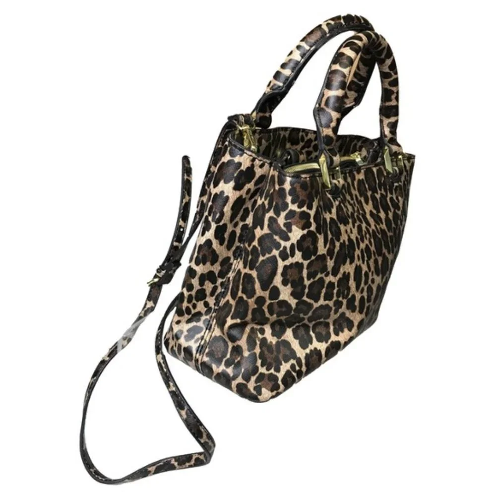 Steve Madden Leopard Women's Mini Btracy Mini Tote - Picture 4 of 13